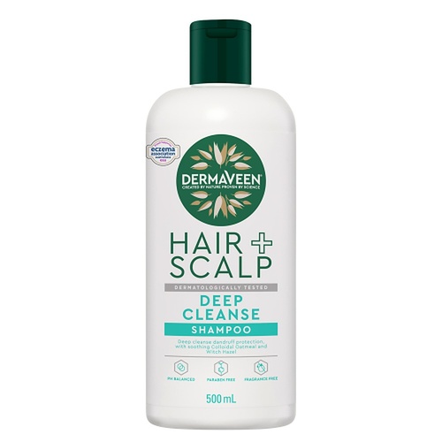DermaVeen Hair + Scalp Deep Cleanse Shampoo 500mL
