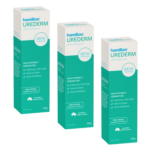 Hamilton Urederm Cream 100g Pack of 3