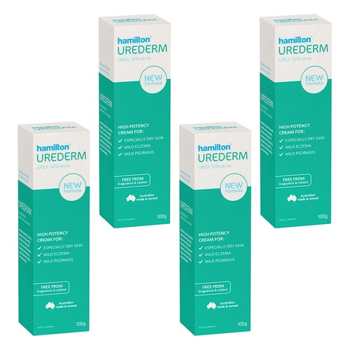 Hamilton Urederm Cream 100g Pack of 4