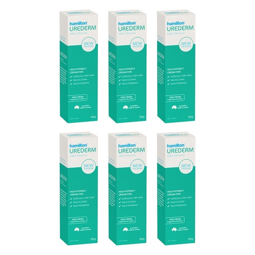 Hamilton Urederm Cream 100g Pack of 6