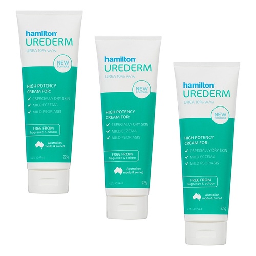 Hamilton Urederm Cream 225g Pack of 3