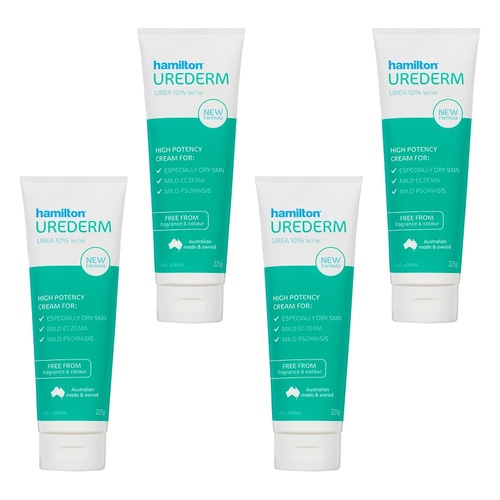 Hamilton Urederm Cream 225g Pack of 4
