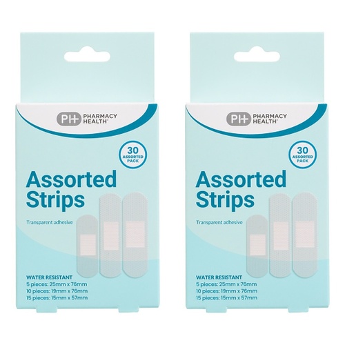 Pharmacy Health Water Resistant Assorted 30 Pack Bundle of 2