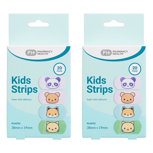 Pharmacy Health Kids Strips 20 Pack Bundle of 2