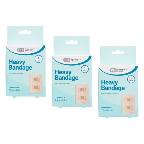 Pharmacy Health Crepe Bandage Pack of 3