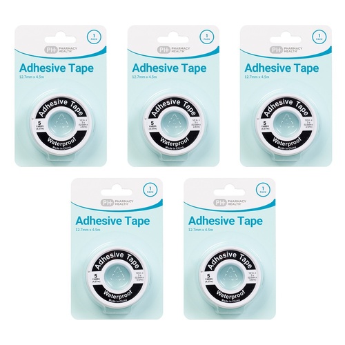 Pharmacy Health Adhesive Tape Pack of 5