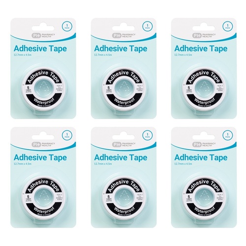 Pharmacy Health Adhesive Tape Pack of 6
