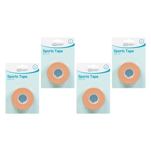 Pharmacy Health Sports Tape Beige Pack of 4