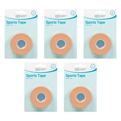 Pharmacy Health Sports Tape Beige Pack of 5