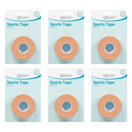 Pharmacy Health Sports Tape Beige Pack of 6