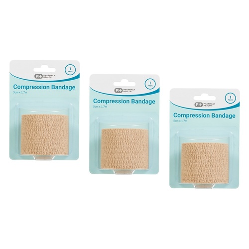 Pharmacy Health Compression Bandage Pack of 3