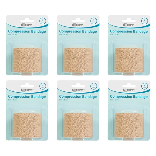 Pharmacy Health Compression Bandage Pack of 6