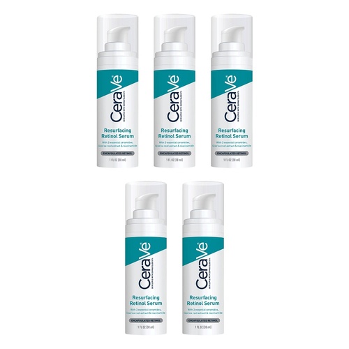 CeraVe Blemish Control Resurfacing Retinol Serum 30mL Pack of 5