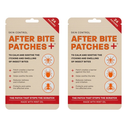 Skin Control After Bite Patches 24 Pack x 12 Bundle of 2