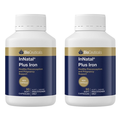 Bioceuticals InNatal Plus Iron 90 Capsules Pack of 2