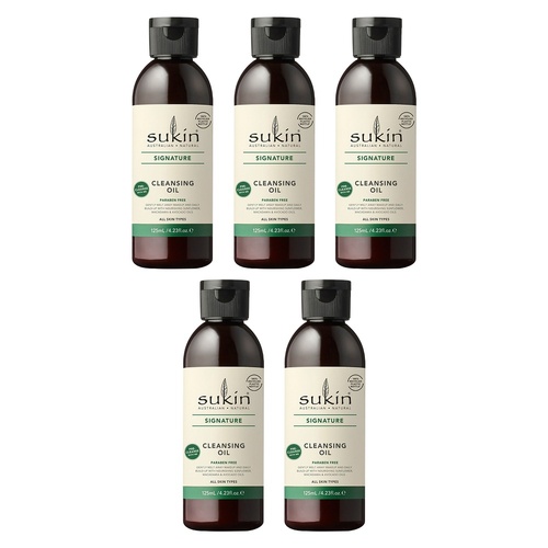 Sukin Signature Natural Cleansing Oil 125mL Pack of 5