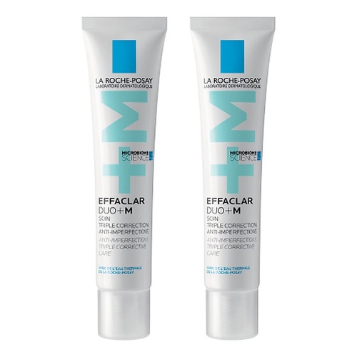 La Roche-Posay Effaclar DUO +M Moisturiser 40mL Pack of 2