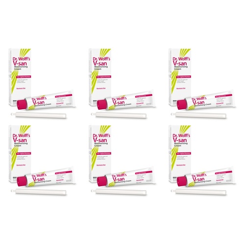 Dr Wolff's V-San Moisturising Cream 50g Pack of 6