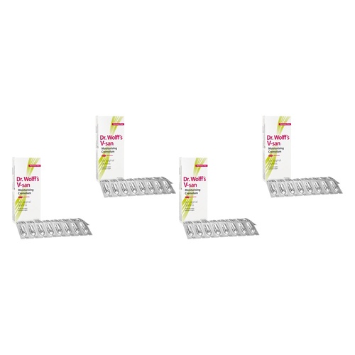 Dr Wolff's V-san Cremolum Vaginal Pessaries Pack of 4
