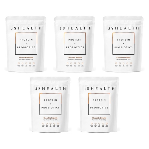 JSHealth Protein + Probiotics Vanilla Bean 300g Pack of 5