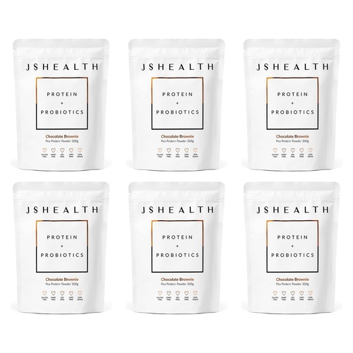 JSHealth Protein + Probiotics Vanilla Bean 300g Pack of 6