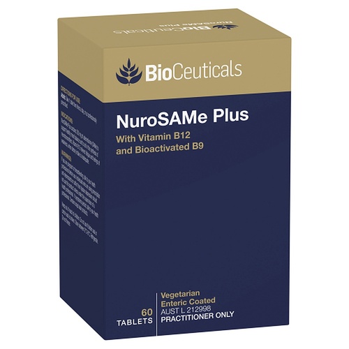 Bioceuticals NuroSAMe Plus SAMe 200mg 60 Tablets