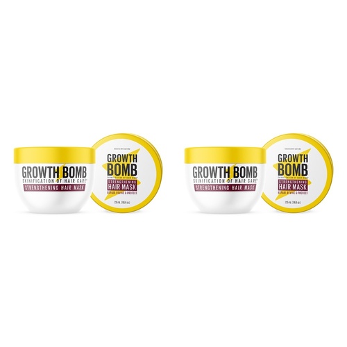Growth Bomb Hair Strengthening Mask 235mL Pack of 2