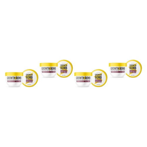 Growth Bomb Hair Strengthening Mask 235mL Pack of 4
