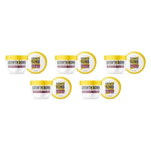 Growth Bomb Hair Strengthening Mask 235mL Pack of 5