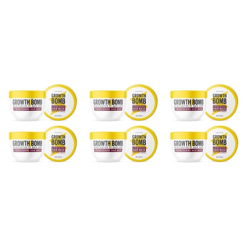 Growth Bomb Hair Strengthening Mask 235mL Pack of 6