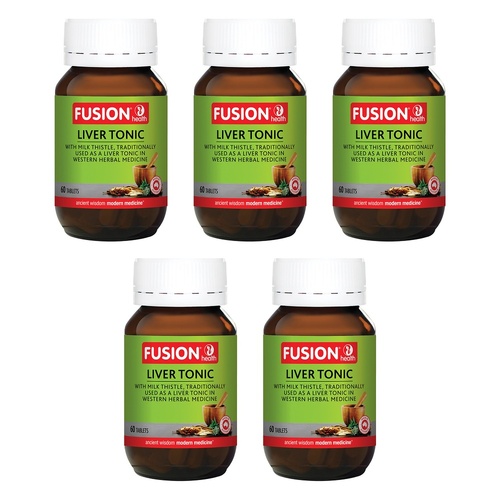 Fusion Health Liver Tonic 60 Tablets Pack of 5