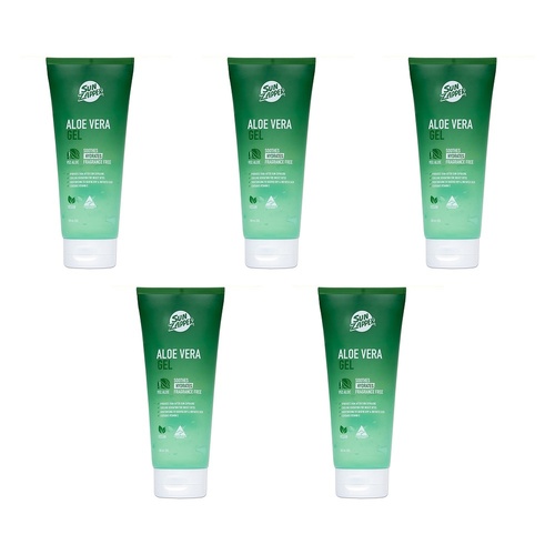 Sun Zapper Aloe Vera Gel 200mL Pack of 5
