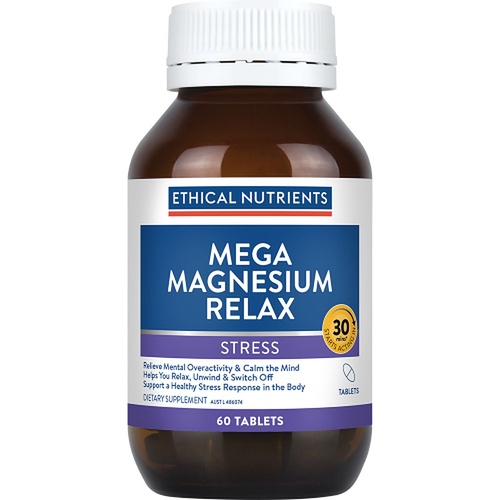 Ethical Nutrients Mega Magnesium Relax 60 Tablets
