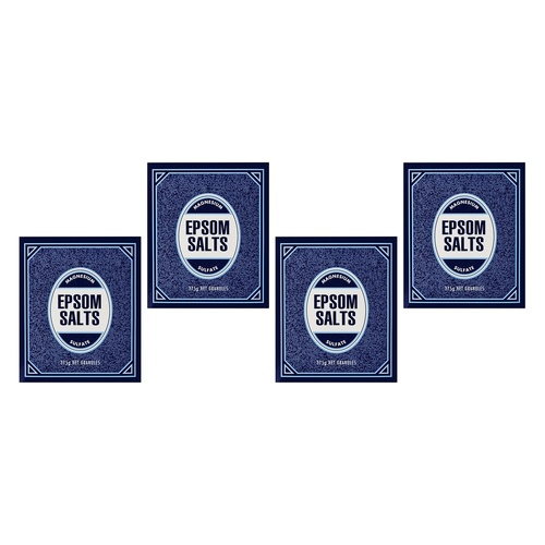 Epson Epsom Salts 375g Pack of 4