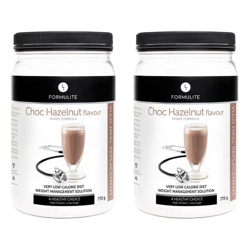 Formulite Meal Replacement Shake Choc Hazelnut 770g Pack of 2