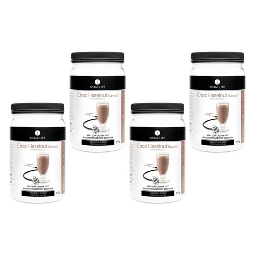 Formulite Meal Replacement Shake Choc Hazelnut 770g Pack of 4