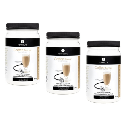 Formulite Meal Replacement Shake Coffee 770g Pack of 3
