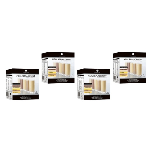 Formulite Meal Replacement Shake Mixed Flavours 55g x 7 Sachets Pack of 4