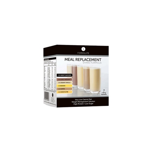 Formulite Meal Replacement Shake Mixed Flavours 55g x 7 Sachets