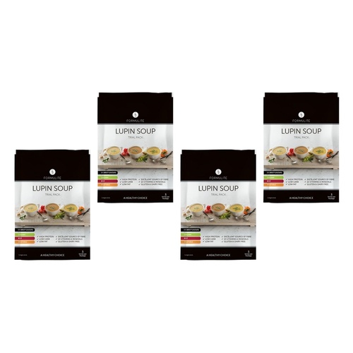 Formulite Lupin Soup Trial Pack 35g x 3 Sachets Bundle of 4