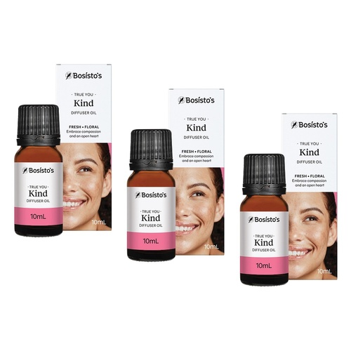 Bosisto's True You Kind Diffuser Oil 10mL Pack of 3