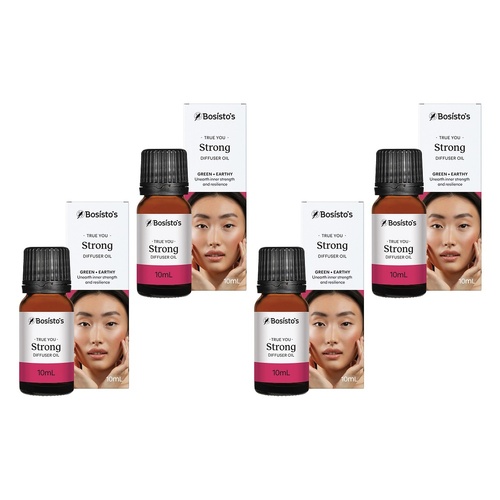 Bosisto's True You Strong Diffuser Oil 10mL Pack of 4