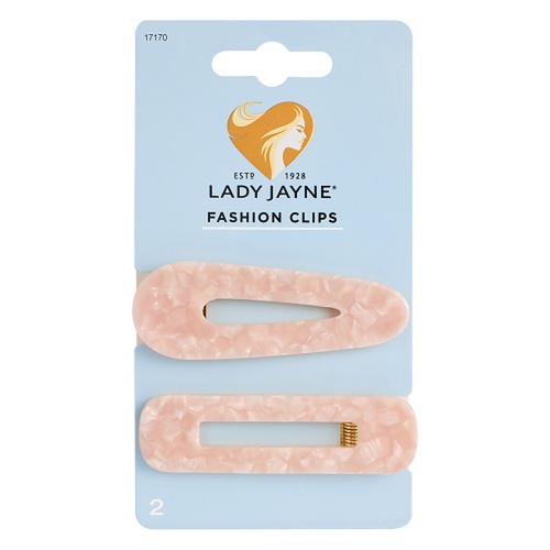 Lady Jayne Fashion Clips Assorted Colours 2 Pack