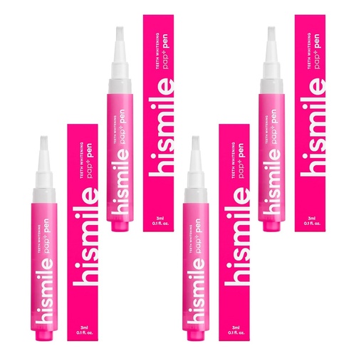 HiSmile PAP+ Teeth Whitening Pen 3mL Pack of 4