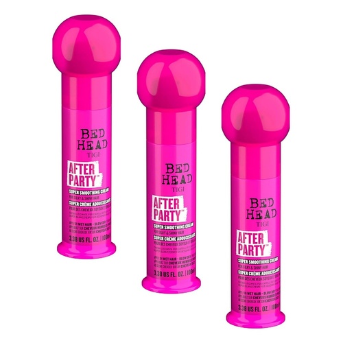 Tigi Bed Head After Party Super Smoothing Cream 100mL Pack of 3