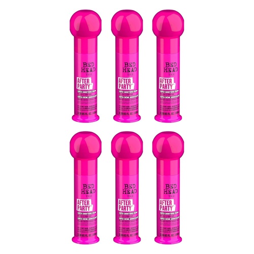 Tigi Bed Head After Party Super Smoothing Cream 100mL Pack of 6