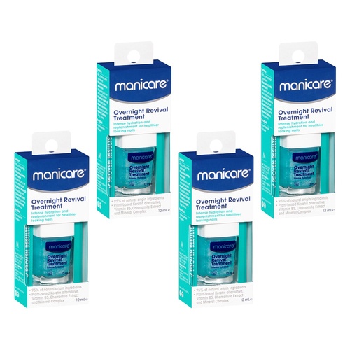 Manicare Overnight Revival Treatment 12mL Pack of 4