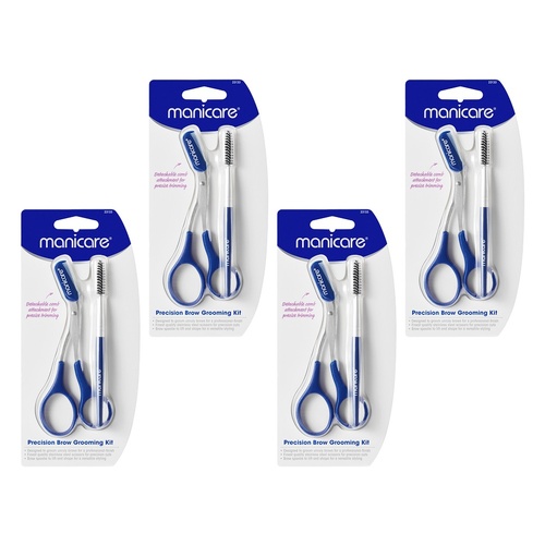 Manicare Precision Brow Grooming Kit Pack of 4