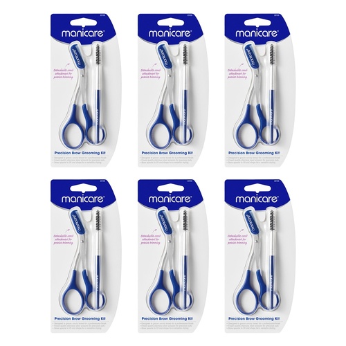 Manicare Precision Brow Grooming Kit Pack of 6
