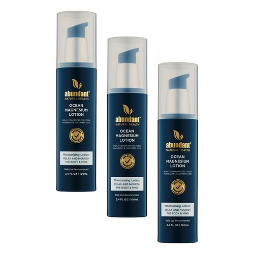 Abundant Ocean Magnesium Pain Relief Spray 100mL Pack of 3